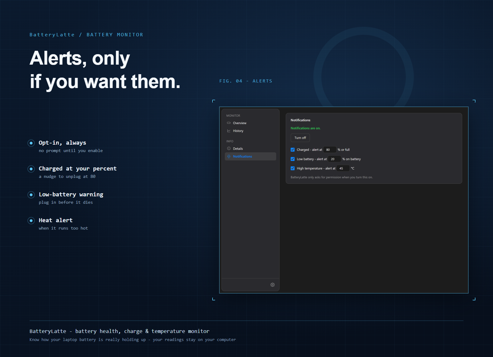 BatteryLatte screenshot 4