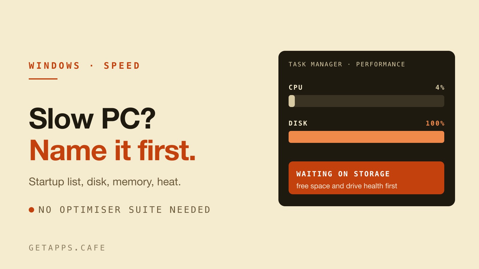 How to Speed Up Windows (Built-in Tools First)
