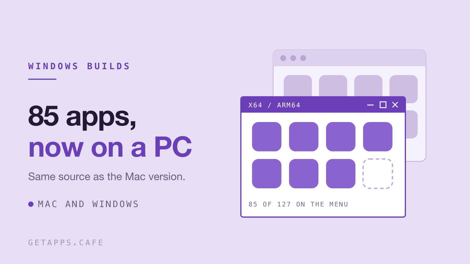 Native Windows Apps Without a Subscription