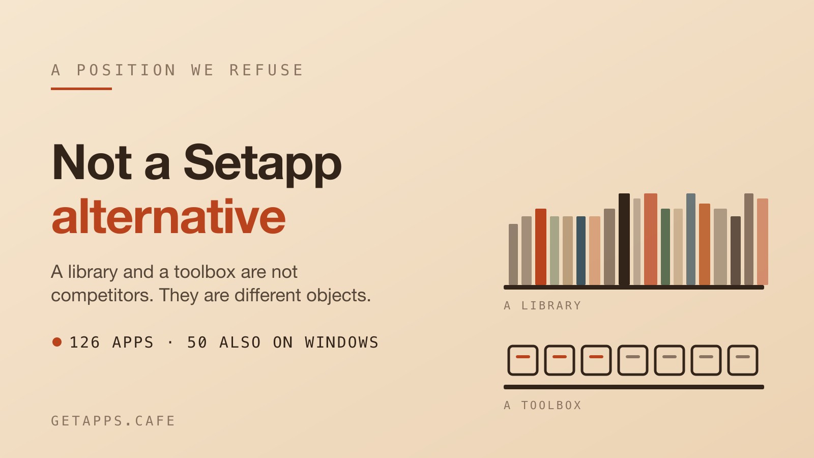 Why We Don't Call Ourselves a Setapp Alternative