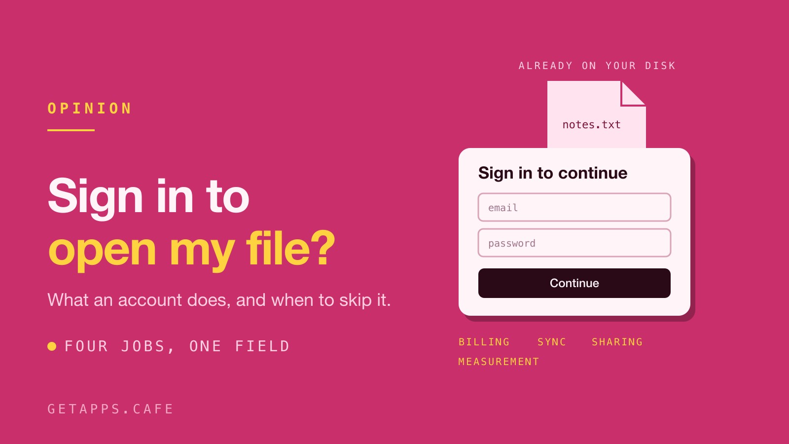 You Shouldn't Need an Account to Use Your Own Computer