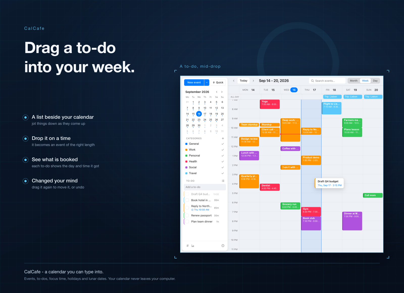 CalCafe screenshot 3