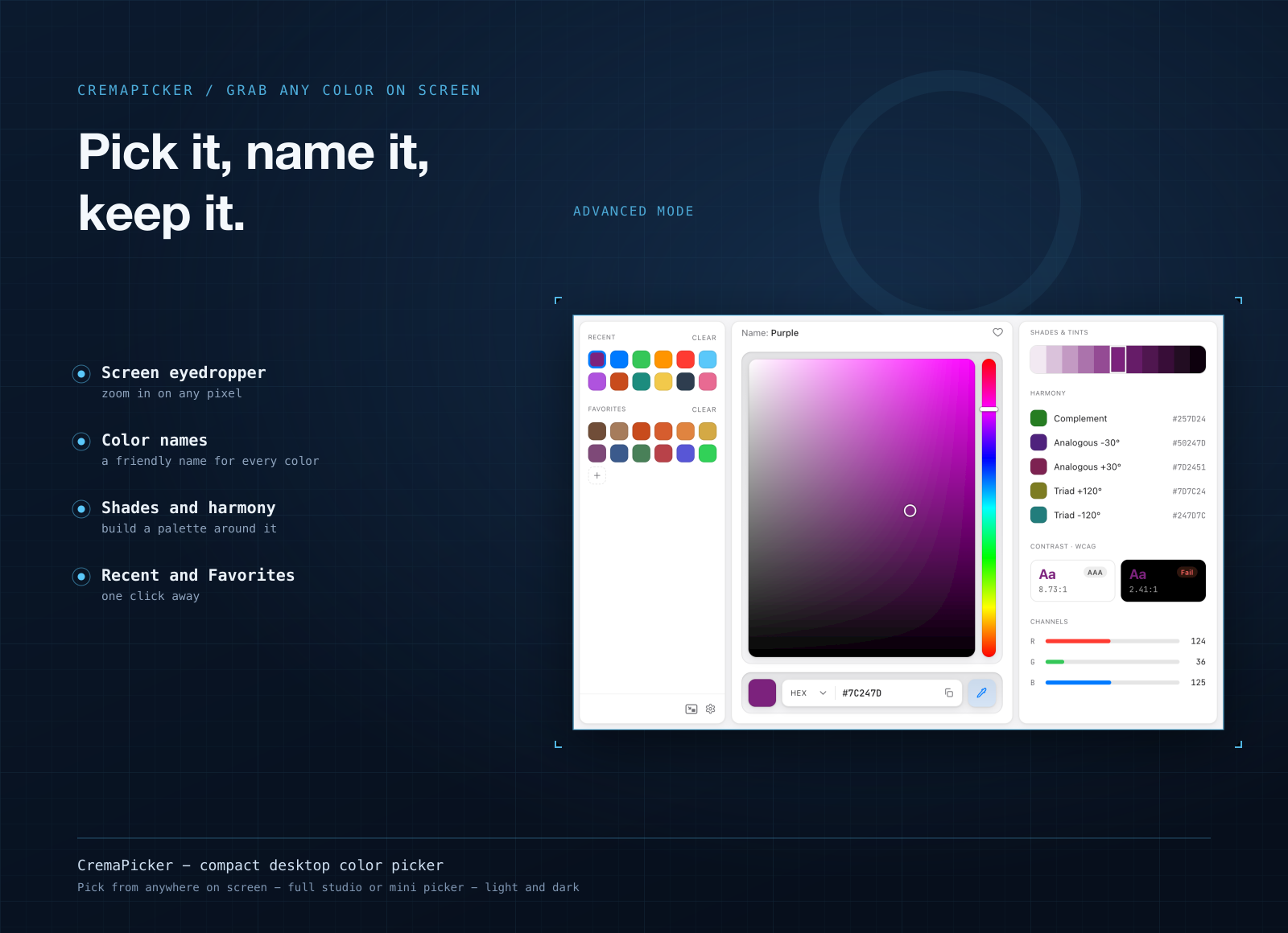 CremaPicker screenshot 1