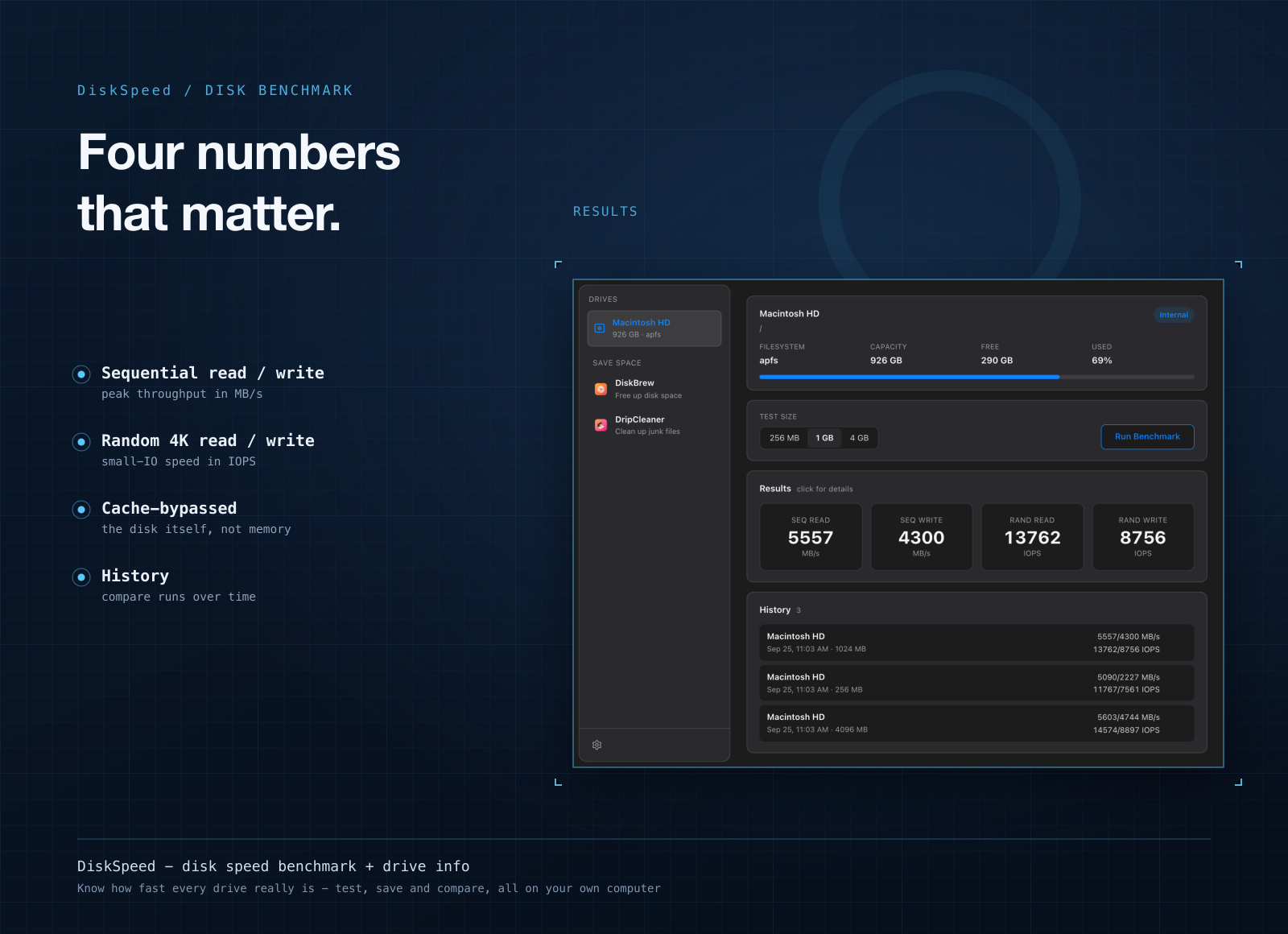 DiskSpeed screenshot 2