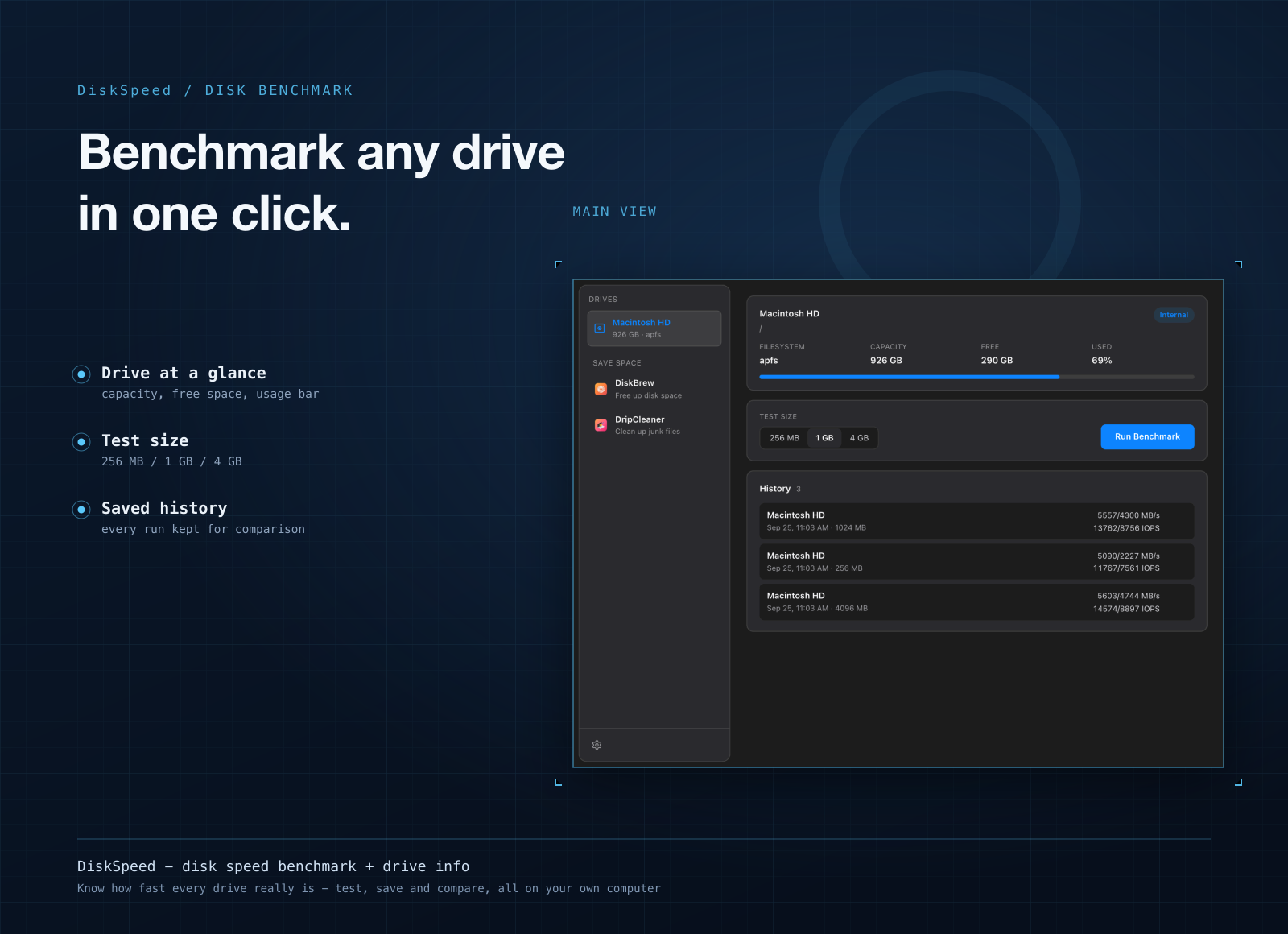 DiskSpeed screenshot 1