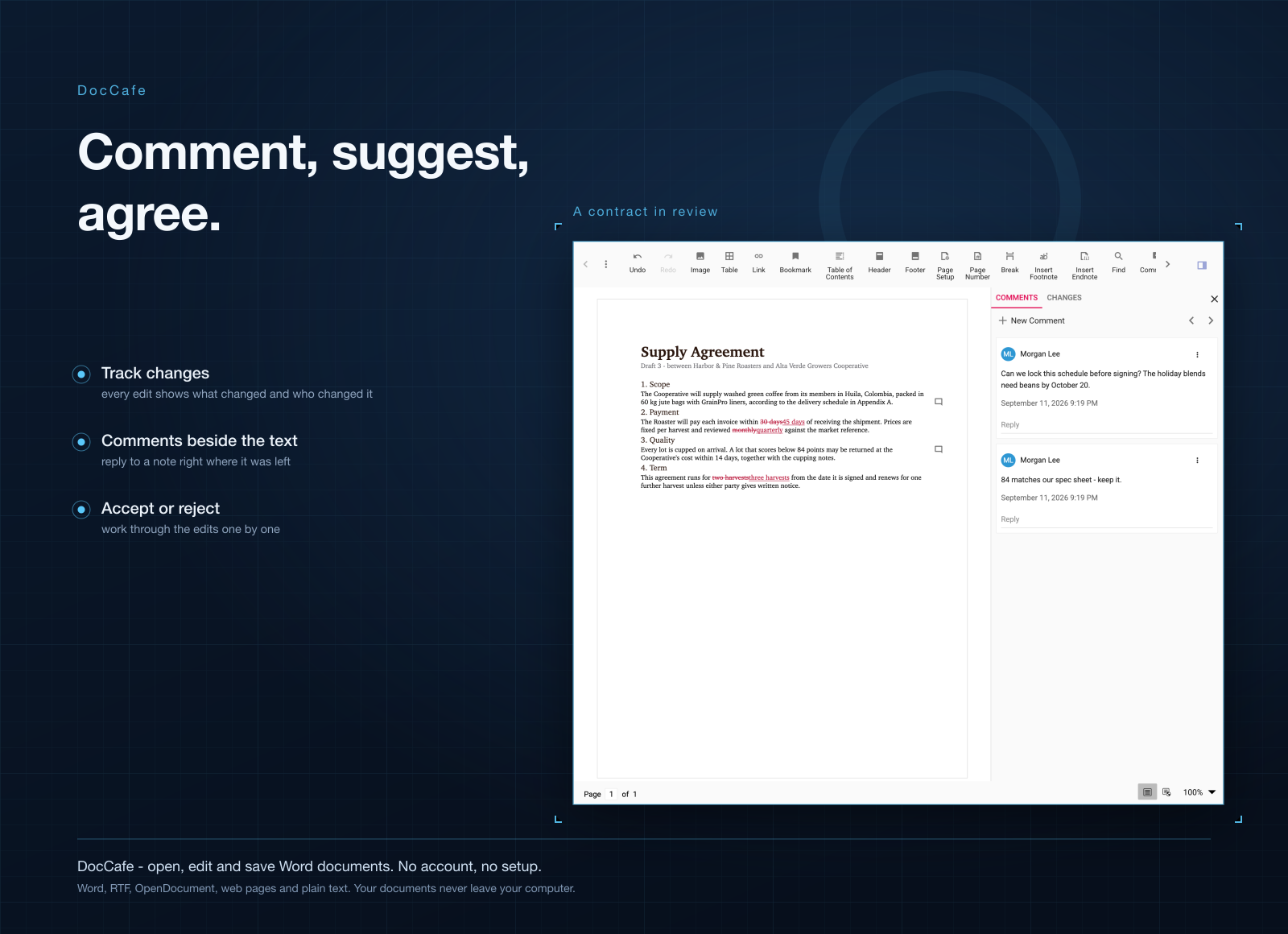 DocCafe screenshot 2