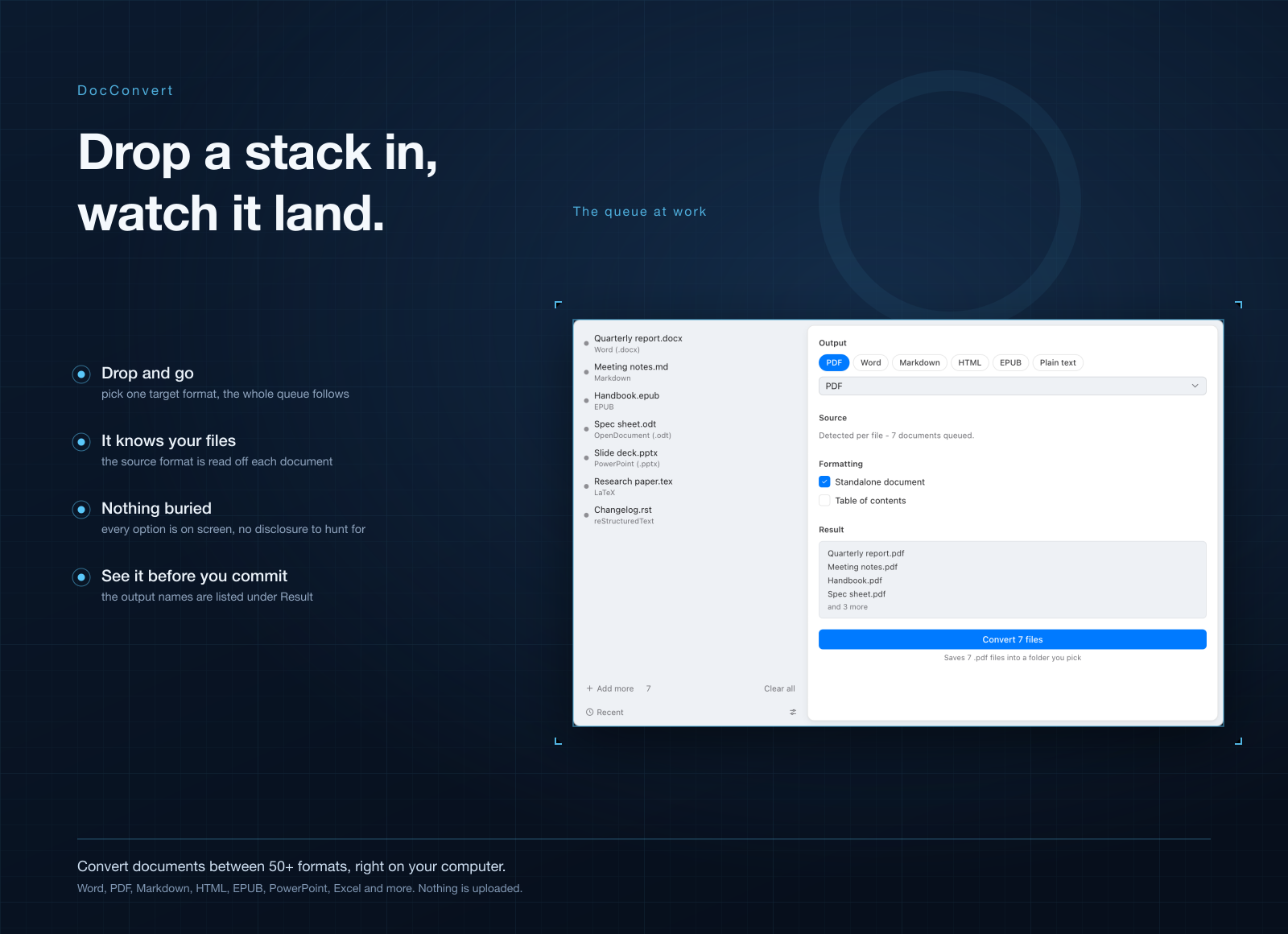 DocConvert screenshot 1