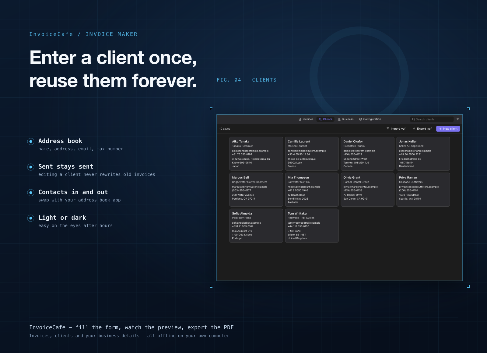 InvoiceCafe screenshot 4