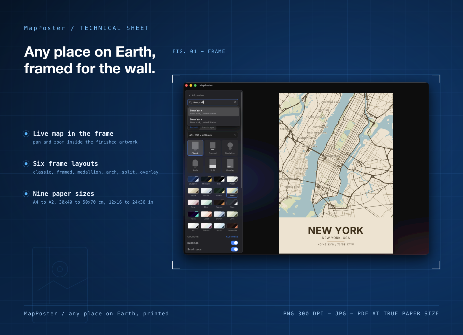 MapPoster screenshot 1