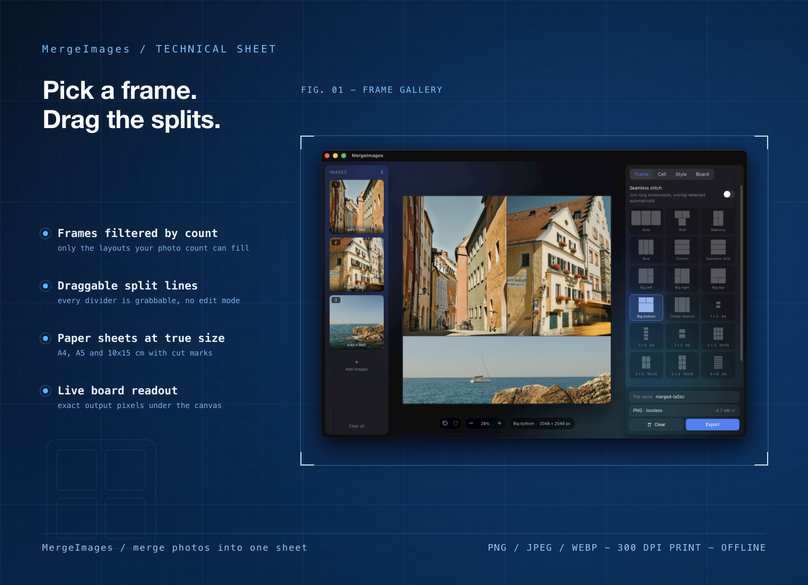 MergeImages screenshot 1