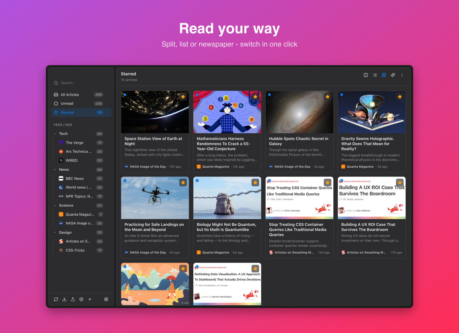 NitroFeed screenshot 2