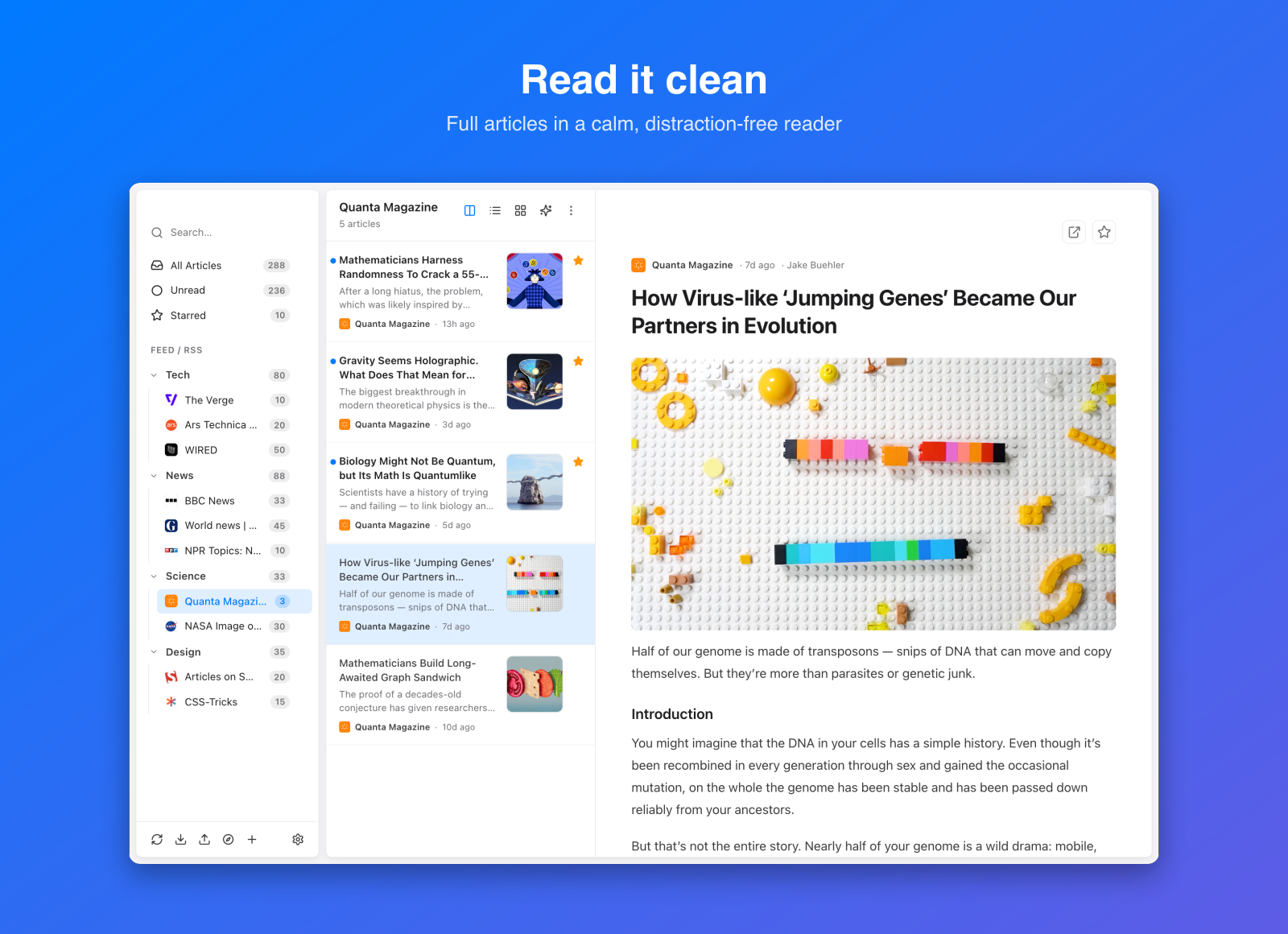 NitroFeed screenshot 1