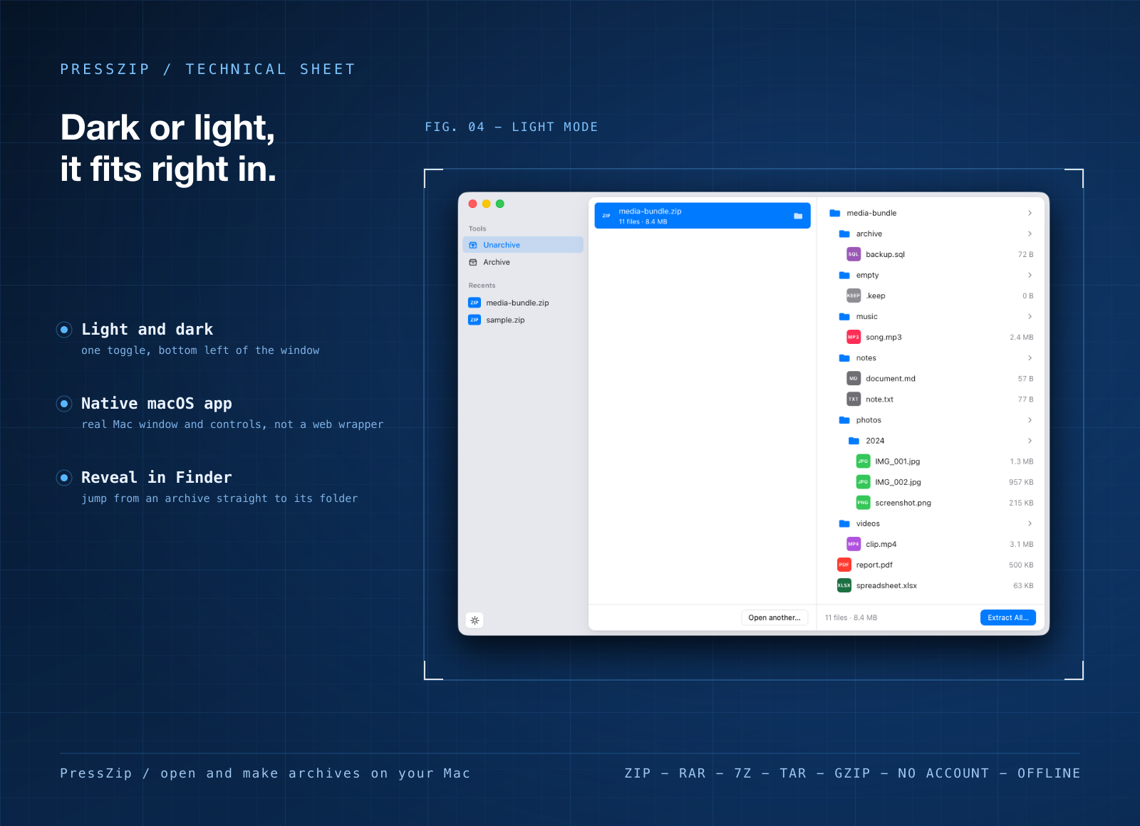 PressZip screenshot 4