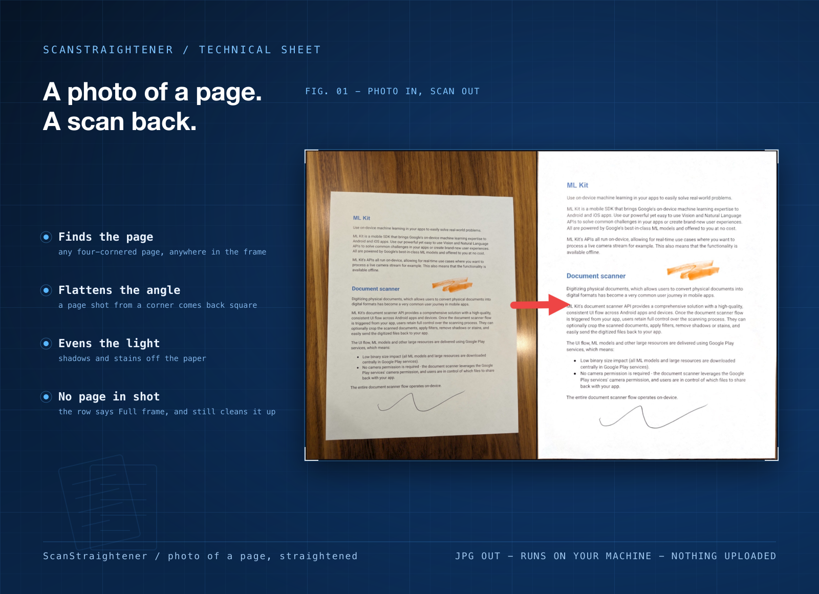 ScanStraightener screenshot 1