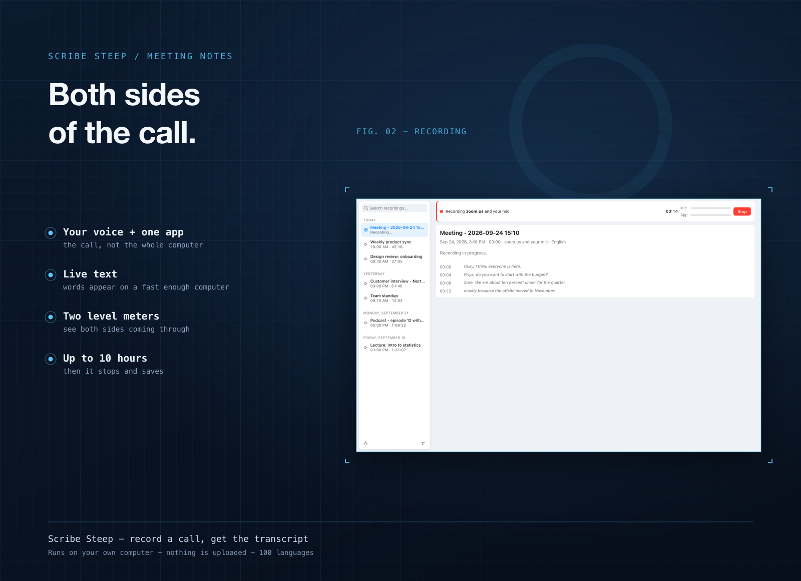 ScribeSteep screenshot 2