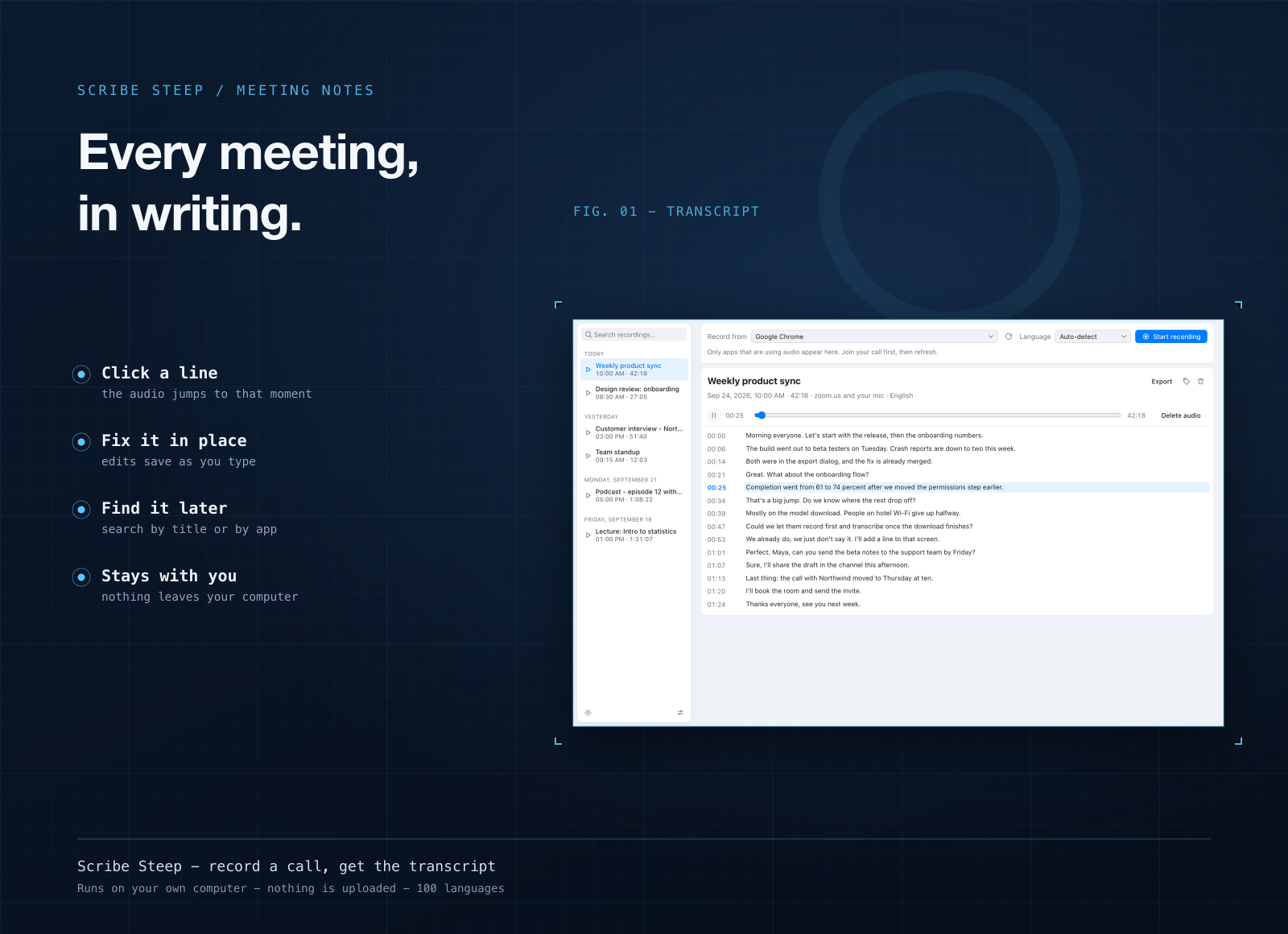 ScribeSteep screenshot 1