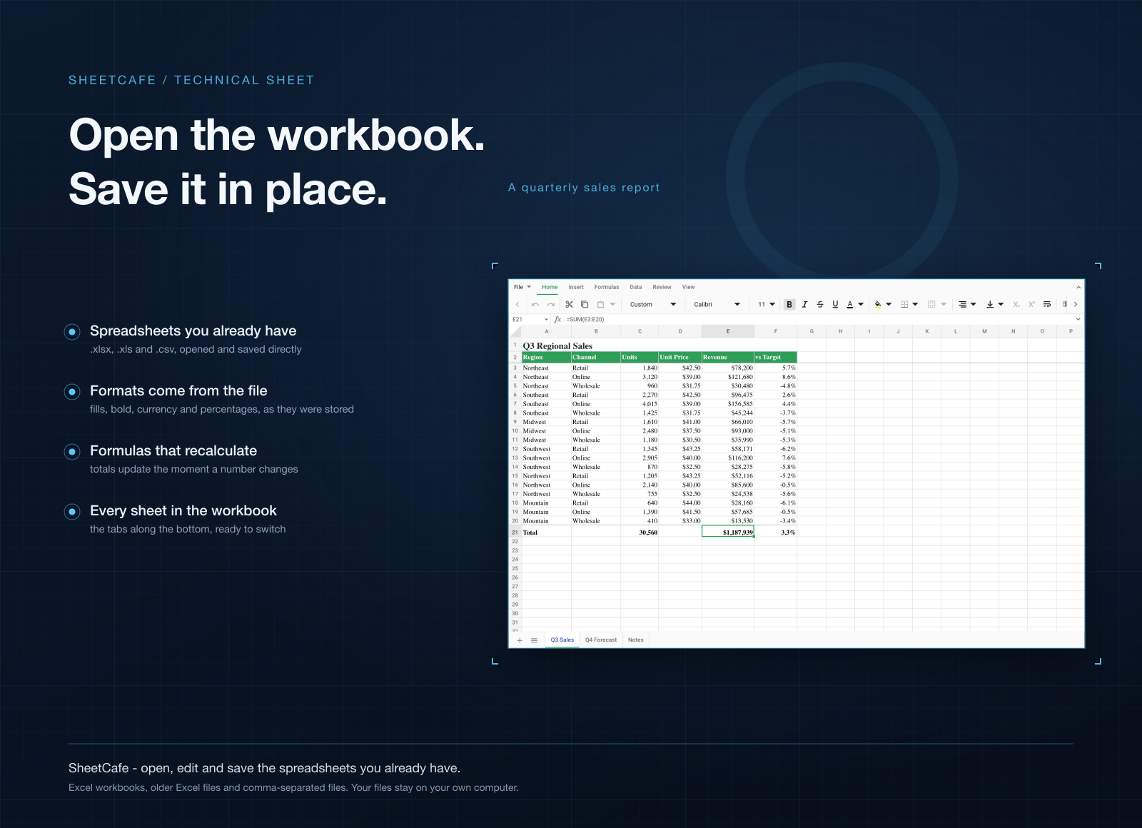 SheetCafe screenshot 1