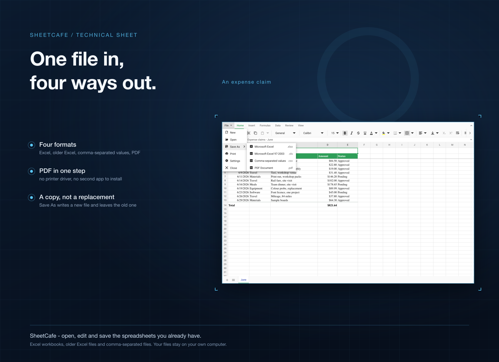 SheetCafe screenshot 5
