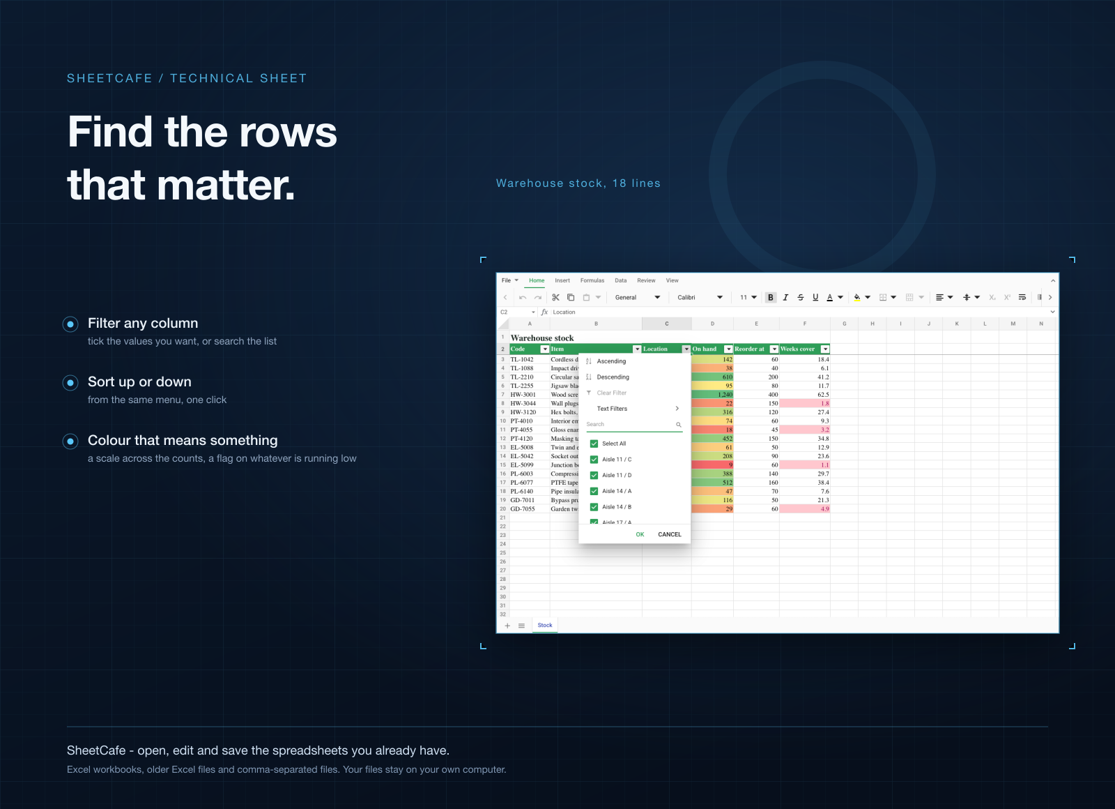 SheetCafe screenshot 4