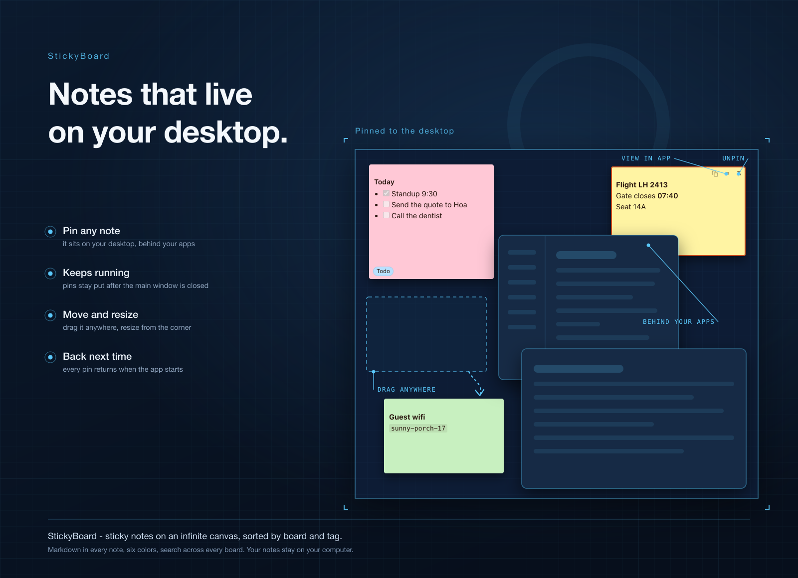 StickyBoard screenshot 2