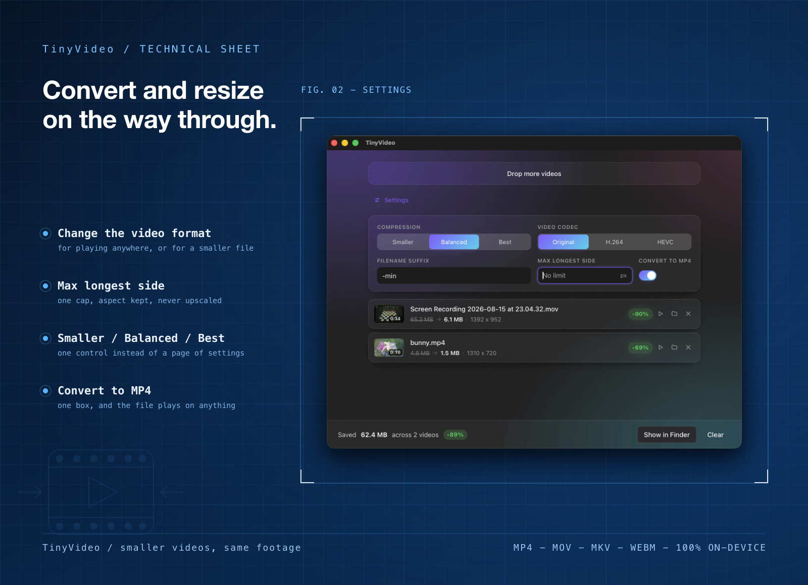 TinyVideo screenshot 2